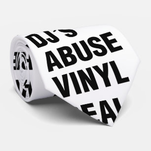 REAL DJ's MISSBRAUCH VINYL Krawatte
