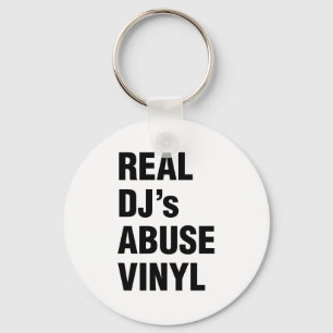 REAL DJ's MISSBRAUCH VINYL Schlüsselanhänger
