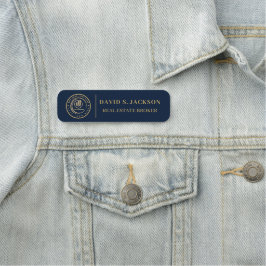 Real Estate Agent | Custom Logo Property Branding Namensschild