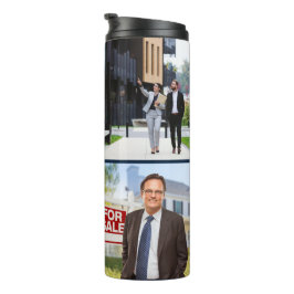 Real Estate Agent | Custom Logo Property Branding Thermosbecher