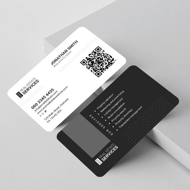 Real estate agent, Real estate company, Realtor Visitenkarte (Von Creator hochgeladen)