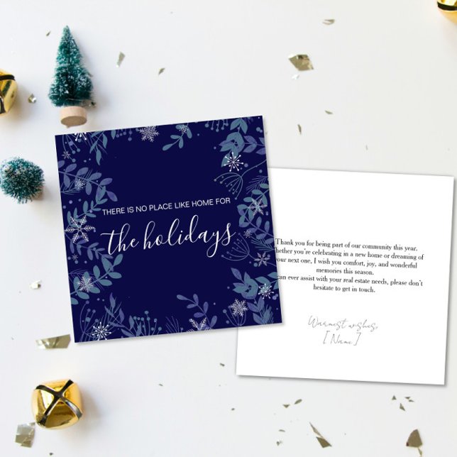 Real estate Happy holidays Christmas greeting  Karte (Von Creator hochgeladen)