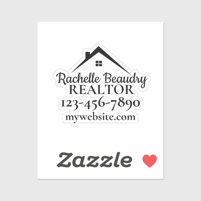 Real Estate Marketing Custom Realtor Aufkleber (Blatt)