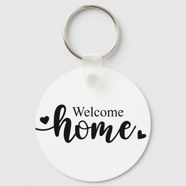 Real Estate Thank You New Home Schlüsselanhänger (Vorderseite)