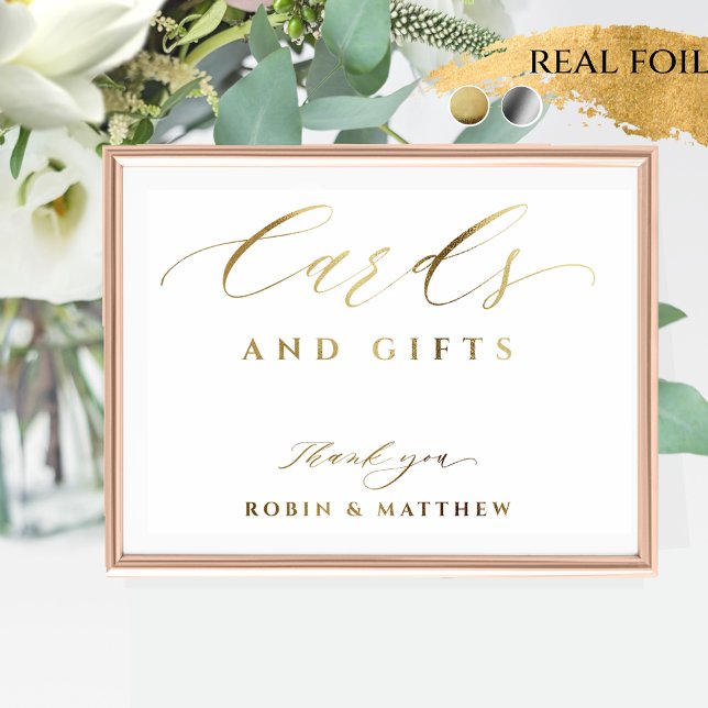 Real Foil Elegante Karten und Geschenke Hochzeit Foliendrucke (Von Creator hochgeladen)