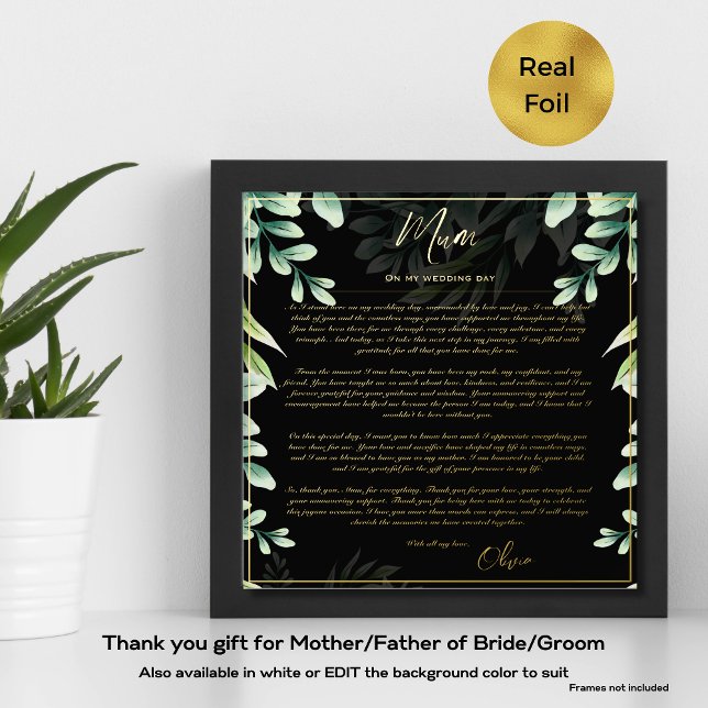 Real Foil Partys der Mama Bride Groom Vater Vielen Foliendrucke (Von Creator hochgeladen)