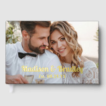 Real Foil Wedding Foto Personalisierte Namen