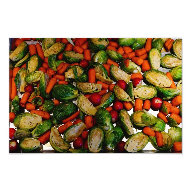 Real Food: Veggie Tray Fotodruck (Vorne)