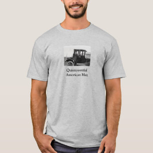 Real Foto Antiker Wagen mit Besitzer T-Shirt