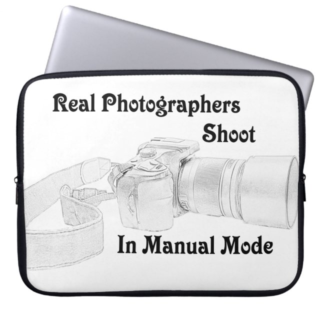 Real Fotografen Laptopschutzhülle (Vorderseite)