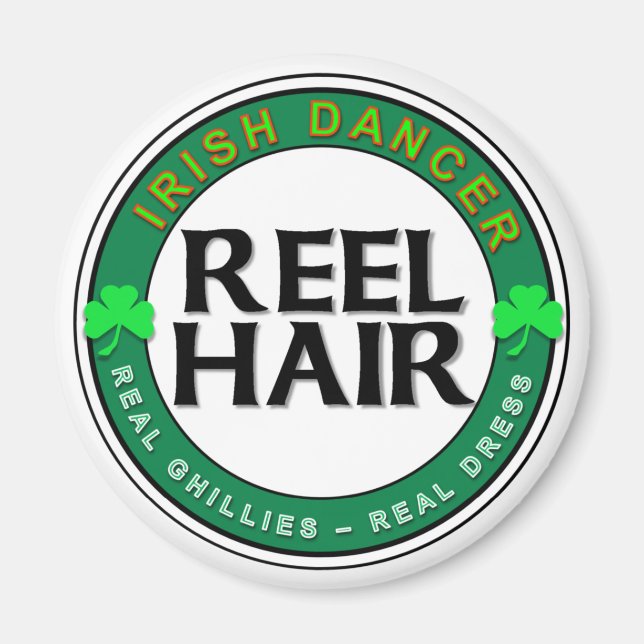 Real Ghillies, Real Dress, REEL HAIR Magnet (Vorne)