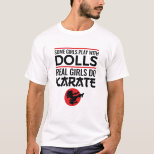 Real Girls Do Karate Niedlich Martial Arts T-Shirt