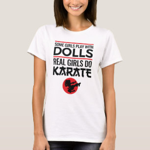 Real Girls Do Karate Niedlich Martial Arts T-Shirt