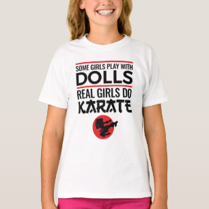 Real Girls Do Karate Niedlich Martial Arts T-Shirt