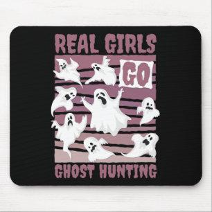 Real Girls Go Ghost Jagd Niedlich Ghost Halloween Mousepad