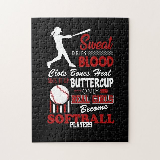 Real Girls werden Softball-Spieler-Geschenk (Vertikal)