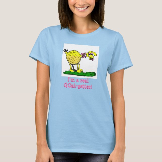Real Goat Getter T Shirts für Frauen (Vorderseite)