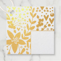 Real Gold Foil Festivals Blume