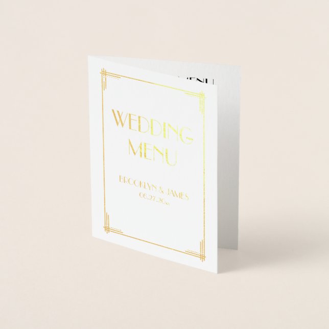 Real Gold Foil Folienkarte (Vorderseite)