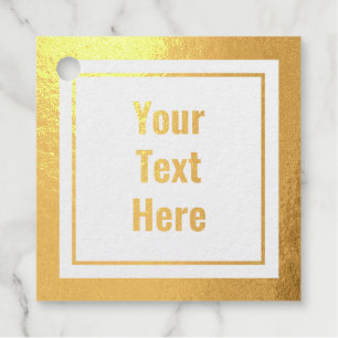 Real Gold Foil Hinzufügen von Foto nach Maß Geschenkanhänger
