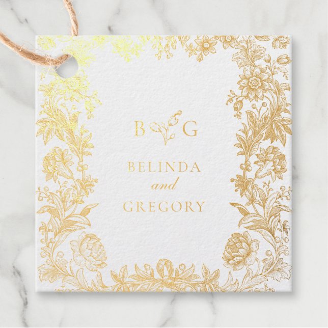 Real Gold Foil Paradies für Kletterhexen: Geschenkanhänger (Vorderseite)
