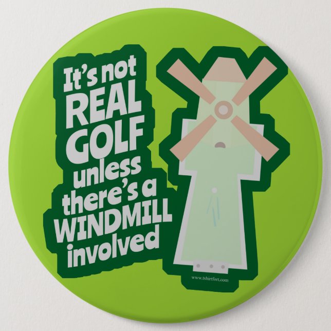 Real Golf hat eine Windmühle Button (Vorderseite)