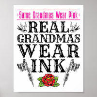 Real Grandmas Trak Tattoo Tattooed Großmutter