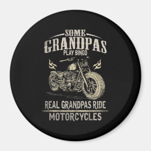 Real Grandpas Ride Motorrad Geschenk für Grandpas. Magnet