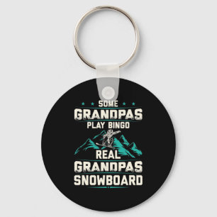 Real Grandpas Snowboard Schlüsselanhänger