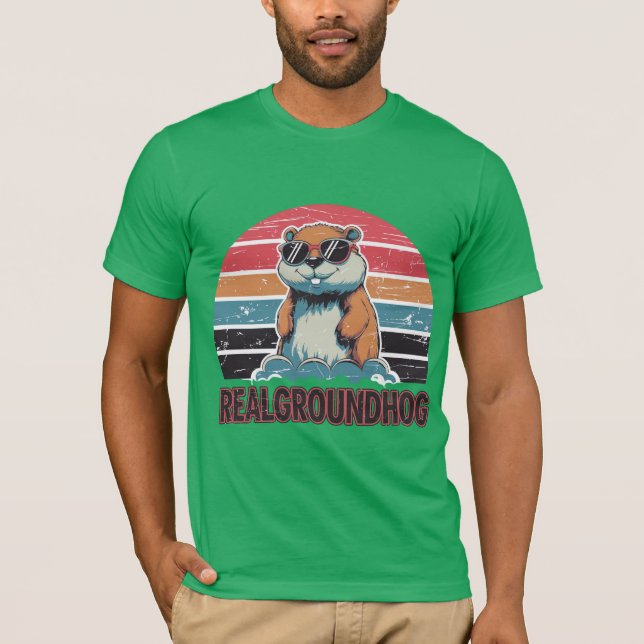 Real Groundhog T-Shirt (Vorderseite)