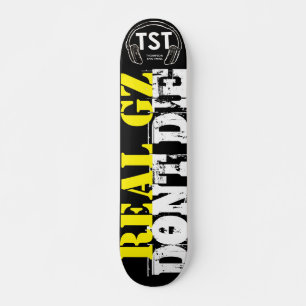 REAL GZ DONT DIE Skateboard, 7¾ Zoll Deck Skateboard