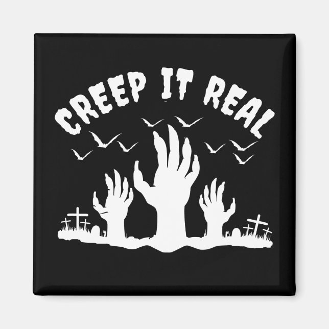 REAL HALLOWEEN GRAVEYARD COSTUME ERSTELLEN MAGNET (Vorne)
