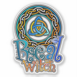 Real Hexe Aufkleber