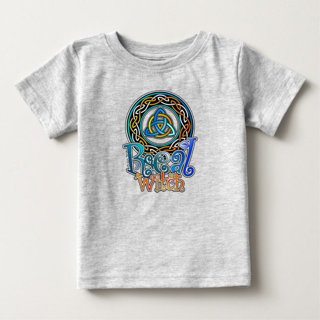 Real Hexe Baby T-shirt (Vorderseite)