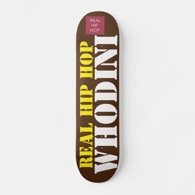 REAL HIP HOP WHODINI Skateboard (Vorderseite)