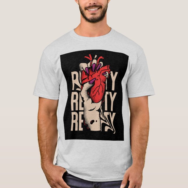 Real hörte nicht leise | Bold Gen-Z Graphic T-Shirt (Vorderseite)