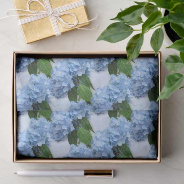 Real Hydrangea-Blume Seidenpapier (Geschenk)