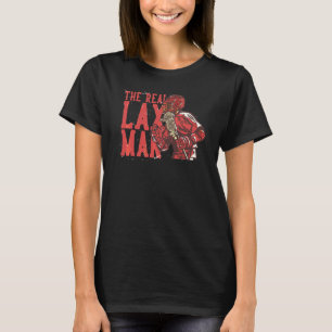 Real Lax Man Coach Mens Lacrosse T-Shirt