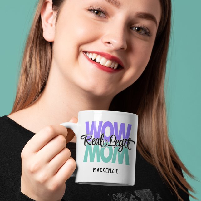 Real Legit Wow Mama Kaffeemaschine Tasse (Von Creator hochgeladen)