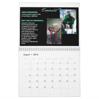 Real Life She-Heroes & Villains 2016-17 Calendrier