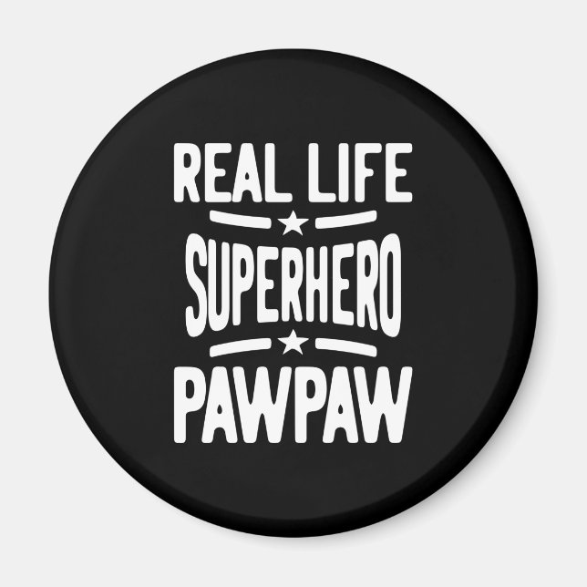 Real Life Superhero Pawpaw | Vater Opa Magnet (Vorne)