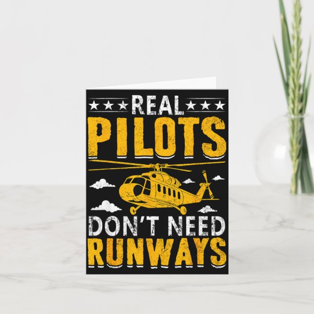 Real Lots Don't Need Runways  Karte (Vorderseite)