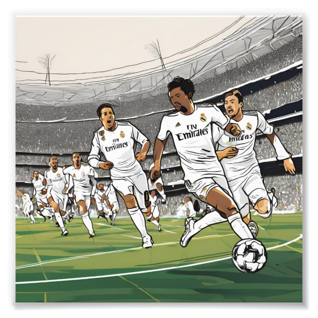 Real Madrid Fotodruck (Vorne)