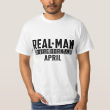 Real Man Birthday Geschenke - APRIL