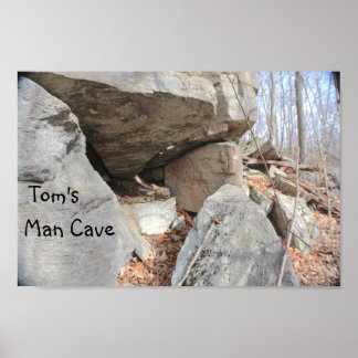 Real Man Cave Poster