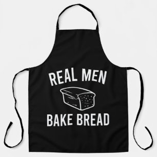 Real Men Bake Brot - Funny Baking Design Schürze