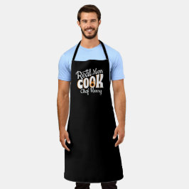 Real Men Cook Black Schürze
