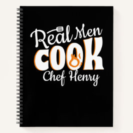 Real Men Cook recipes Notizbuch