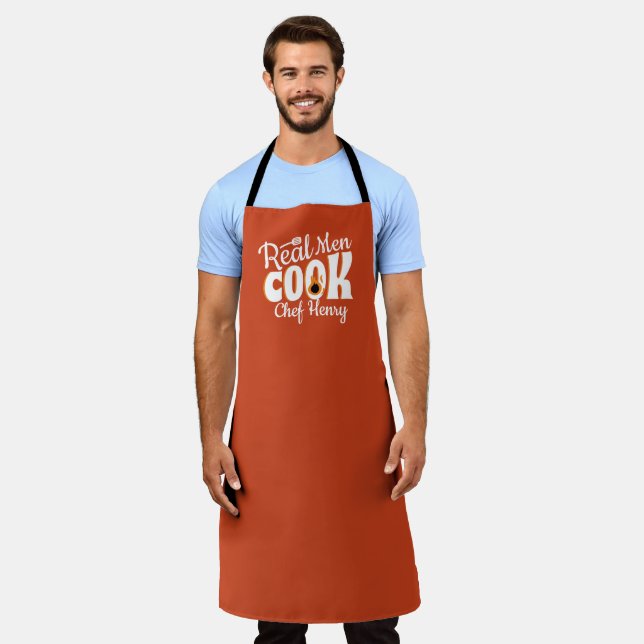 Real Men Cook Schürze (Getragen)
