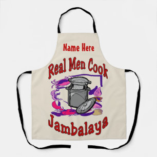 Real Men Cook Schürze - Text hinzufügen, Schürze